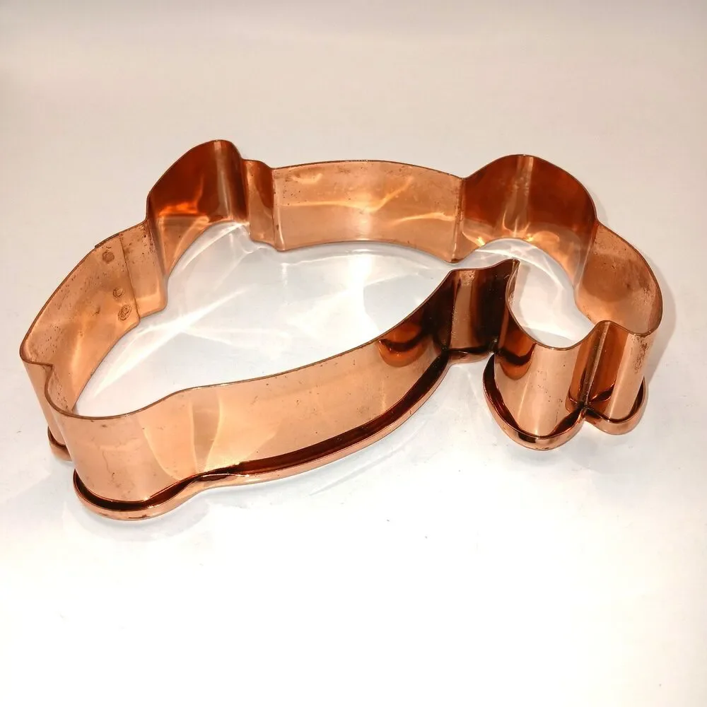 Copper Cookie Cutter Easter Bunny Rabbit 5x5